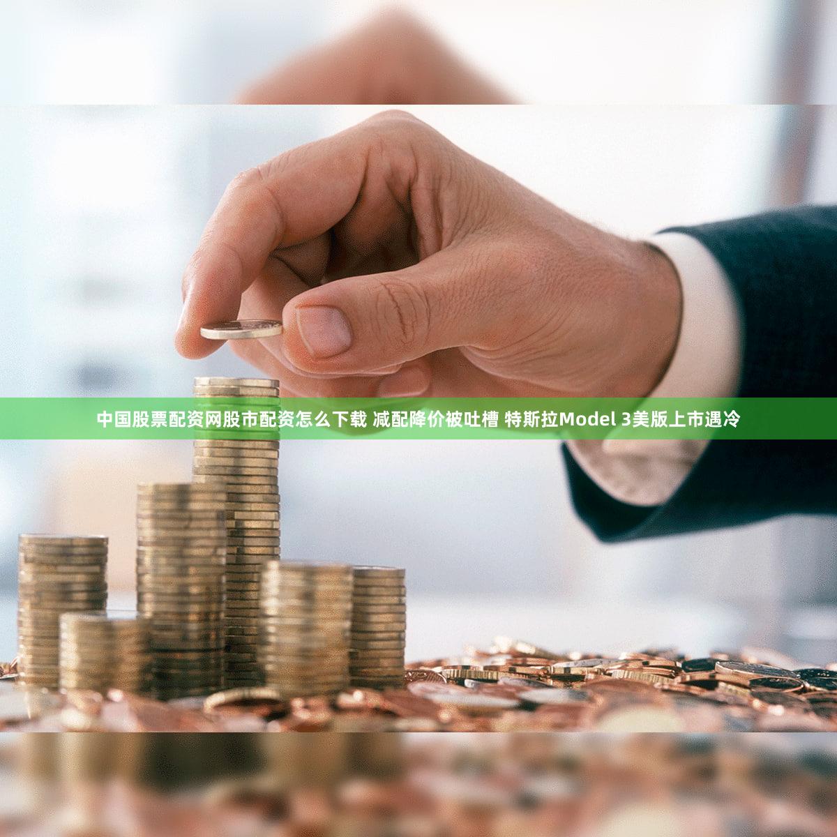 中国股票配资网股市配资怎么下载 减配降价被吐槽 特斯拉Model 3美版上市遇冷