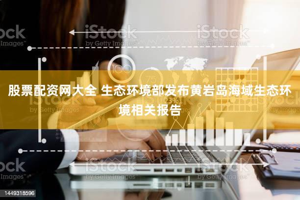 股票配资网大全 生态环境部发布黄岩岛海域生态环境相关报告